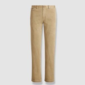 Ralph Lauren Purple Label Garrison Tan Garment Dyed Straight Leg Pants- 10